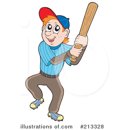 Royalty-Free (RF) Baseball Clipart Illustration by visekart - Stock Sample #213328