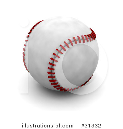 Royalty-Free (RF) Baseball Clipart Illustration by KJ Pargeter - Stock Sample #31332