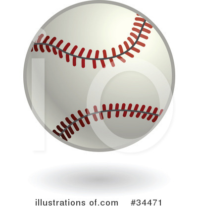 Royalty-Free (RF) Baseball Clipart Illustration by AtStockIllustration - Stock Sample #34471