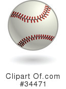 Baseball Clipart #34471 by AtStockIllustration