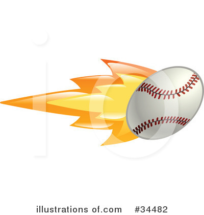 Royalty-Free (RF) Baseball Clipart Illustration by AtStockIllustration - Stock Sample #34482