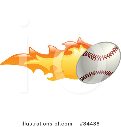 Royalty-Free (RF) Baseball Clipart Illustration by AtStockIllustration - Stock Sample #34486