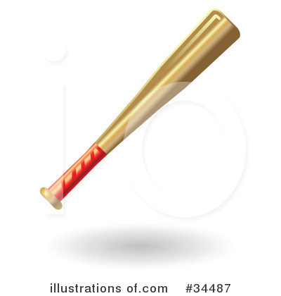 Royalty-Free (RF) Baseball Clipart Illustration by AtStockIllustration - Stock Sample #34487
