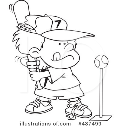 Royalty-Free (RF) Baseball Clipart Illustration by toonaday - Stock Sample #437499