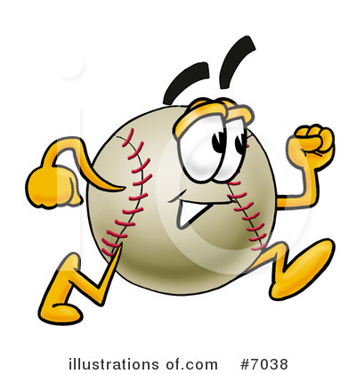 Royalty-Free (RF) Baseball Clipart Illustration by Mascot Junction - Stock Sample #7038