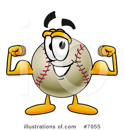 Royalty-Free (RF) Baseball Clipart Illustration by Mascot Junction - Stock Sample #7055