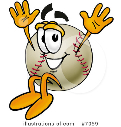 Royalty-Free (RF) Baseball Clipart Illustration by Mascot Junction - Stock Sample #7059