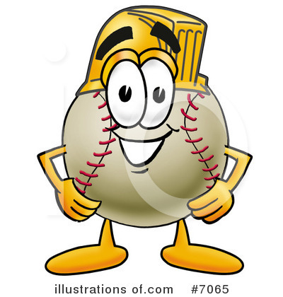 Royalty-Free (RF) Baseball Clipart Illustration by Mascot Junction - Stock Sample #7065