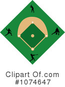 Baseball Diamond Clipart #1074647 by Pams Clipart