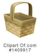Basket Clipart #1409917 by AtStockIllustration