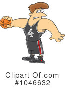 Basketball Clipart #1046632 by toonaday