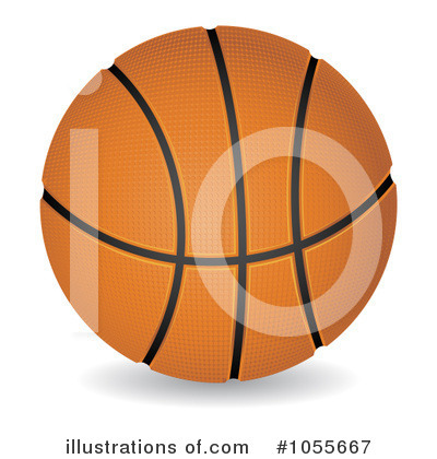 Royalty-Free (RF) Basketball Clipart Illustration by MilsiArt - Stock Sample #1055667
