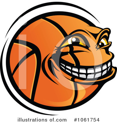 Royalty-Free (RF) Basketball Clipart Illustration by Vector Tradition SM - Stock Sample #1061754