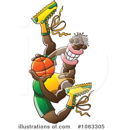 Basketball Clipart #1063305 by Zooco