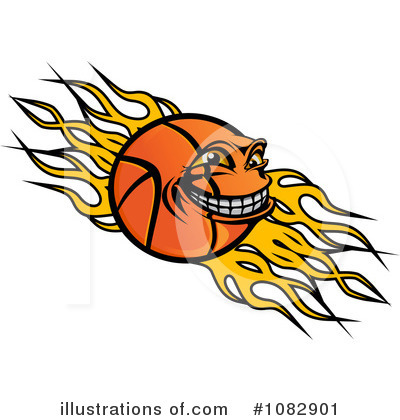 Royalty-Free (RF) Basketball Clipart Illustration by Vector Tradition SM - Stock Sample #1082901
