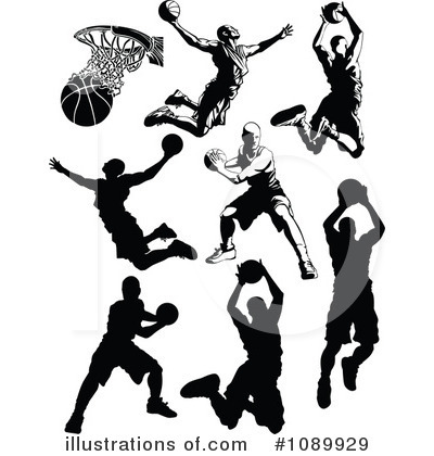 Royalty-Free (RF) Basketball Clipart Illustration by Chromaco - Stock Sample #1089929