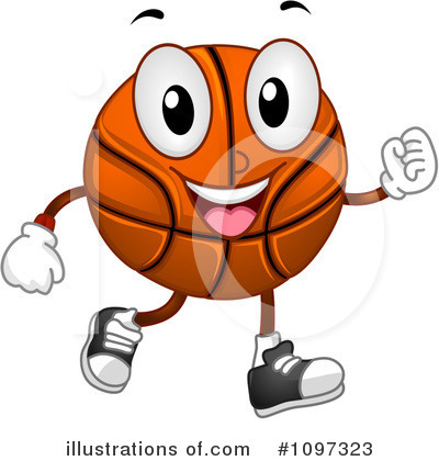 Royalty-Free (RF) Basketball Clipart Illustration by BNP Design Studio - Stock Sample #1097323