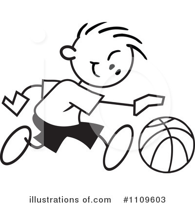 Royalty-Free (RF) Basketball Clipart Illustration by Johnny Sajem - Stock Sample #1109603