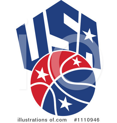 Royalty-Free (RF) Basketball Clipart Illustration by patrimonio - Stock Sample #1110946
