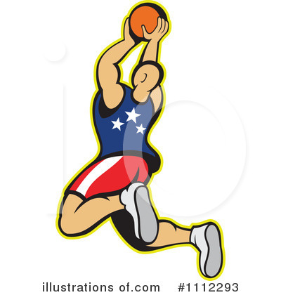 Royalty-Free (RF) Basketball Clipart Illustration by patrimonio - Stock Sample #1112293