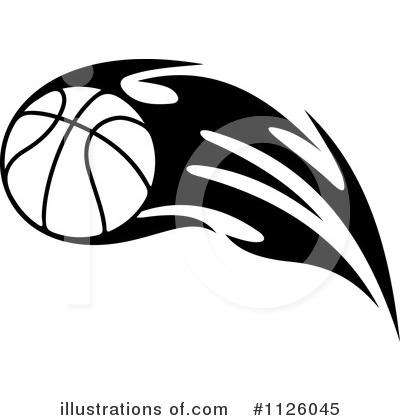 Flaming Basketball Clipart #1126045 by Vector Tradition SM