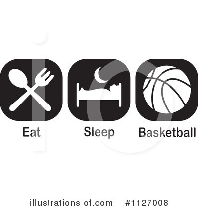 Royalty-Free (RF) Basketball Clipart Illustration by Johnny Sajem - Stock Sample #1127008