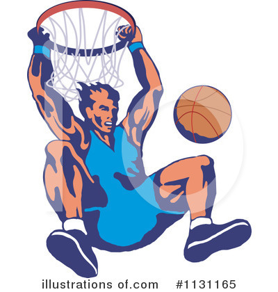 Royalty-Free (RF) Basketball Clipart Illustration by patrimonio - Stock Sample #1131165