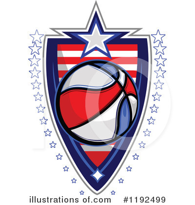 Royalty-Free (RF) Basketball Clipart Illustration by Chromaco - Stock Sample #1192499