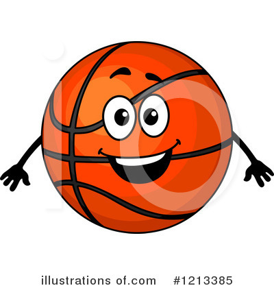 Royalty-Free (RF) Basketball Clipart Illustration by Vector Tradition SM - Stock Sample #1213385