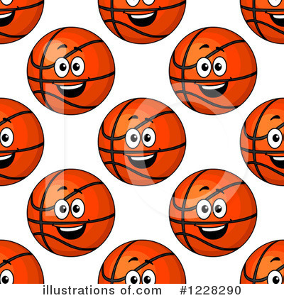 Royalty-Free (RF) Basketball Clipart Illustration by Vector Tradition SM - Stock Sample #1228290