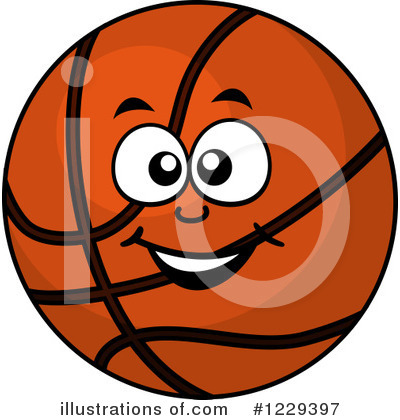 Royalty-Free (RF) Basketball Clipart Illustration by Vector Tradition SM - Stock Sample #1229397