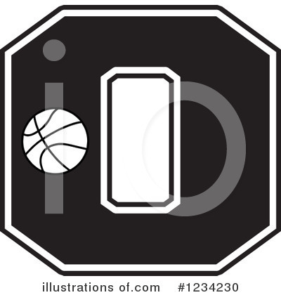 Royalty-Free (RF) Basketball Clipart Illustration by Johnny Sajem - Stock Sample #1234230
