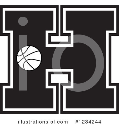 Royalty-Free (RF) Basketball Clipart Illustration by Johnny Sajem - Stock Sample #1234244