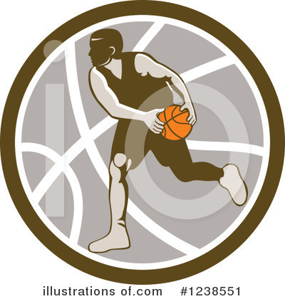 Royalty-Free (RF) Basketball Clipart Illustration by patrimonio - Stock Sample #1238551