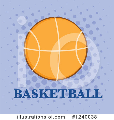 Royalty-Free (RF) Basketball Clipart Illustration by Hit Toon - Stock Sample #1240038