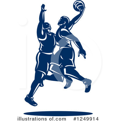 Royalty-Free (RF) Basketball Clipart Illustration by patrimonio - Stock Sample #1249914