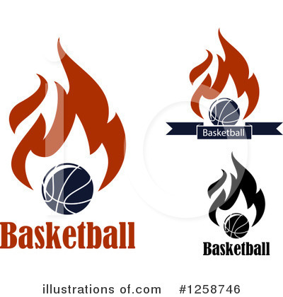 Royalty-Free (RF) Basketball Clipart Illustration by Vector Tradition SM - Stock Sample #1258746