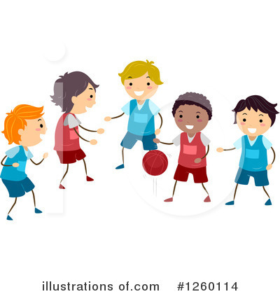 Royalty-Free (RF) Basketball Clipart Illustration by BNP Design Studio - Stock Sample #1260114