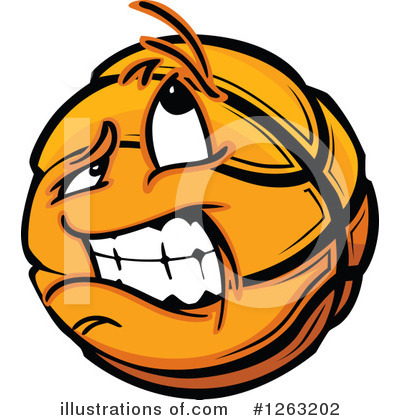 Royalty-Free (RF) Basketball Clipart Illustration by Chromaco - Stock Sample #1263202