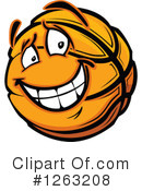 Basketball Clipart #1263208 by Chromaco