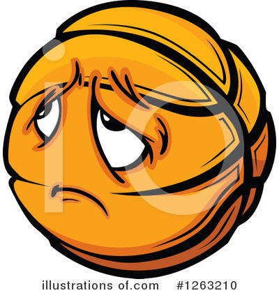 Royalty-Free (RF) Basketball Clipart Illustration by Chromaco - Stock Sample #1263210