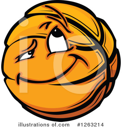 Royalty-Free (RF) Basketball Clipart Illustration by Chromaco - Stock Sample #1263214