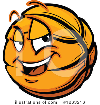 Royalty-Free (RF) Basketball Clipart Illustration by Chromaco - Stock Sample #1263216