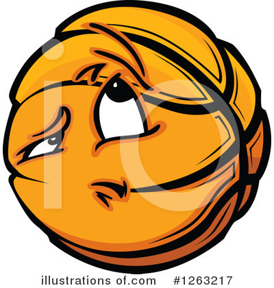 Royalty-Free (RF) Basketball Clipart Illustration by Chromaco - Stock Sample #1263217