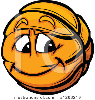 Royalty-Free (RF) Basketball Clipart Illustration by Chromaco - Stock Sample #1263219