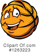 Basketball Clipart #1263223 by Chromaco