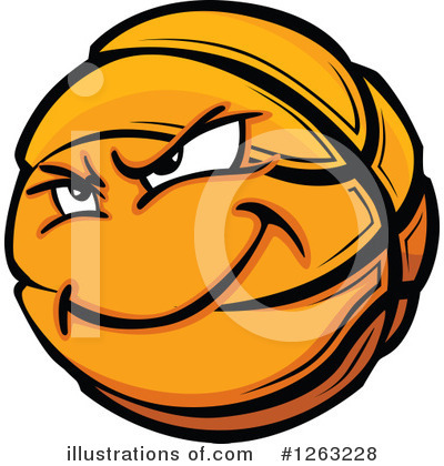 Basketball Clipart #1263228 by Chromaco