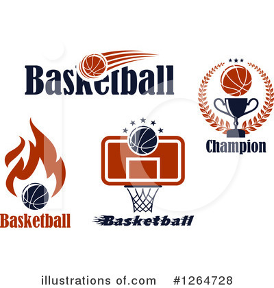 Royalty-Free (RF) Basketball Clipart Illustration by Vector Tradition SM - Stock Sample #1264728
