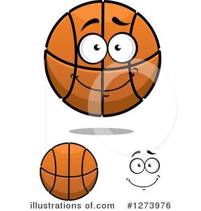 Royalty-Free (RF) Basketball Clipart Illustration by Vector Tradition SM - Stock Sample #1273976