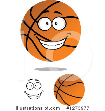 Royalty-Free (RF) Basketball Clipart Illustration by Vector Tradition SM - Stock Sample #1273977